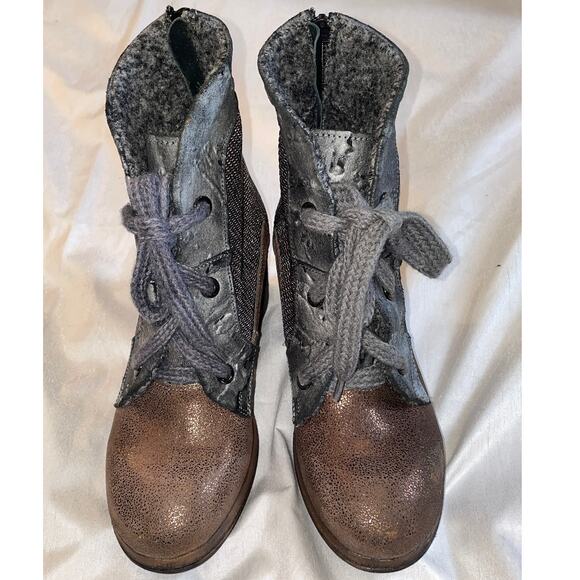 Papucei Women's Leather Lace Up Ankle Boot - NWOB - Women's Size 36 - Hand Made - Picture 3 of 12